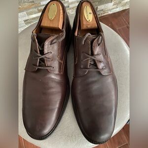 JOHNSTON & MURPHY Brown Leather Oxford Shoes size 10